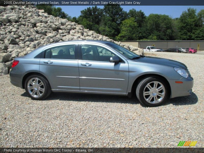 Silver Steel Metallic / Dark Slate Gray/Light Slate Gray 2008 Chrysler Sebring Limited Sedan