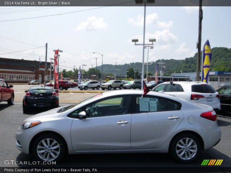 Bright Silver / Black 2014 Kia Forte LX
