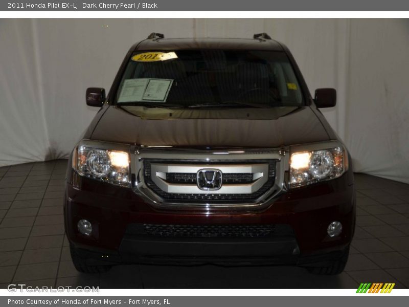 Dark Cherry Pearl / Black 2011 Honda Pilot EX-L