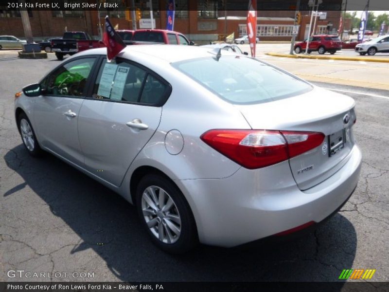 Bright Silver / Black 2014 Kia Forte LX