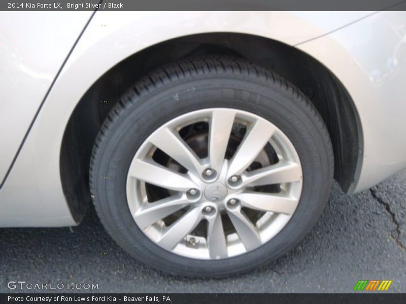 Bright Silver / Black 2014 Kia Forte LX