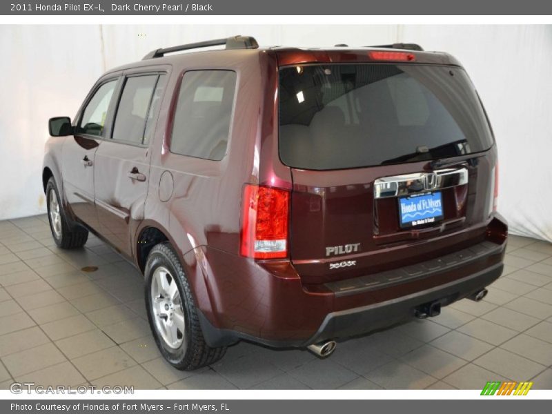 Dark Cherry Pearl / Black 2011 Honda Pilot EX-L