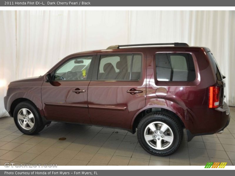 Dark Cherry Pearl / Black 2011 Honda Pilot EX-L