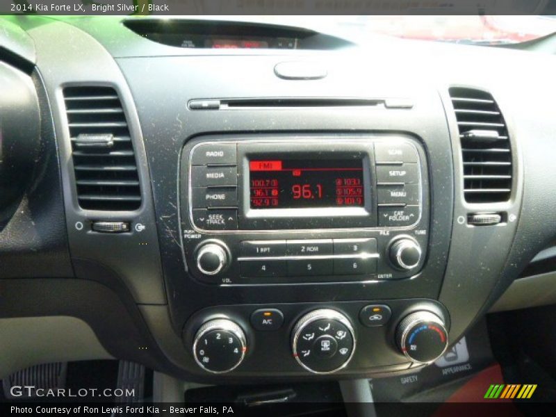 Bright Silver / Black 2014 Kia Forte LX
