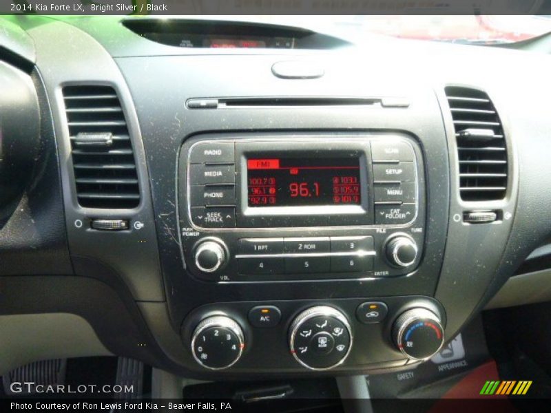 Bright Silver / Black 2014 Kia Forte LX