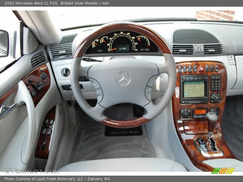 Brilliant Silver Metallic / Ash 2002 Mercedes-Benz CL 500