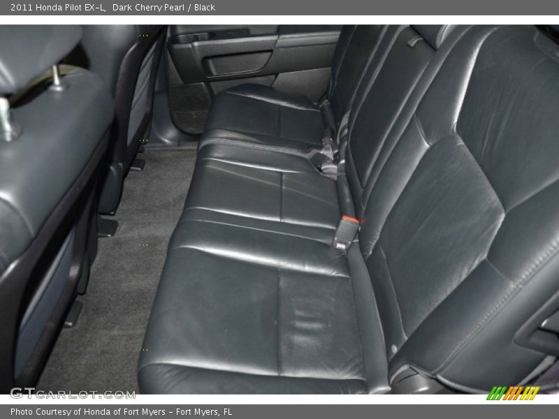 Dark Cherry Pearl / Black 2011 Honda Pilot EX-L
