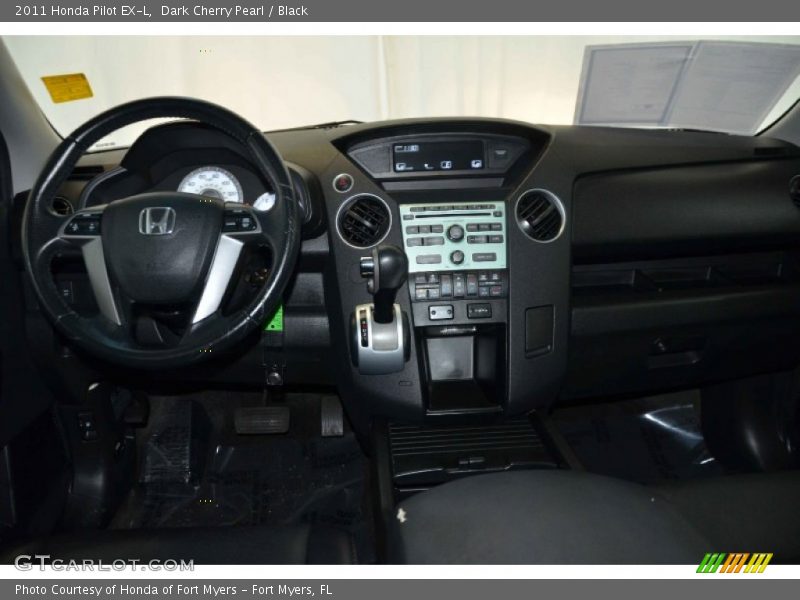 Dark Cherry Pearl / Black 2011 Honda Pilot EX-L