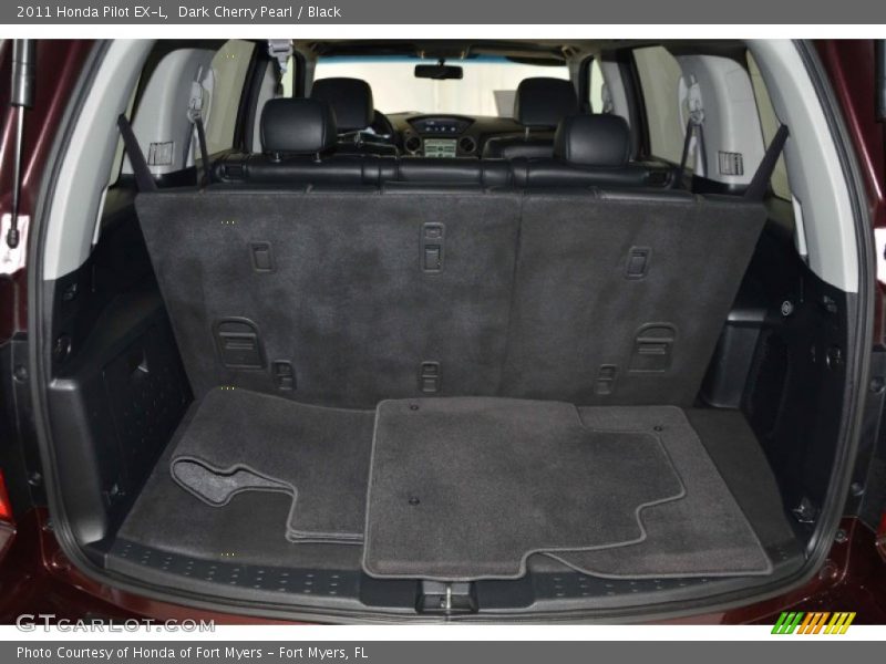 Dark Cherry Pearl / Black 2011 Honda Pilot EX-L