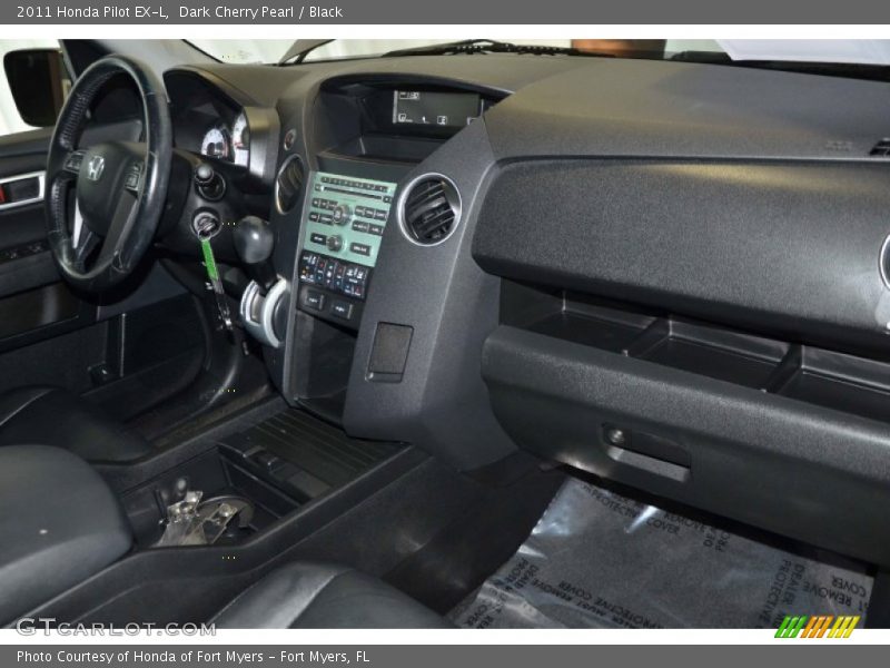 Dark Cherry Pearl / Black 2011 Honda Pilot EX-L