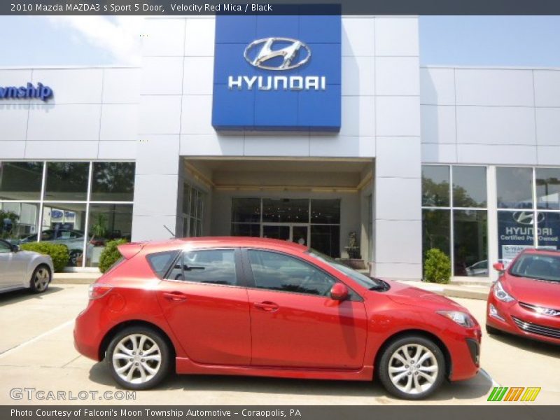 Velocity Red Mica / Black 2010 Mazda MAZDA3 s Sport 5 Door