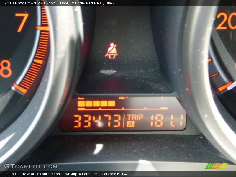 Velocity Red Mica / Black 2010 Mazda MAZDA3 s Sport 5 Door