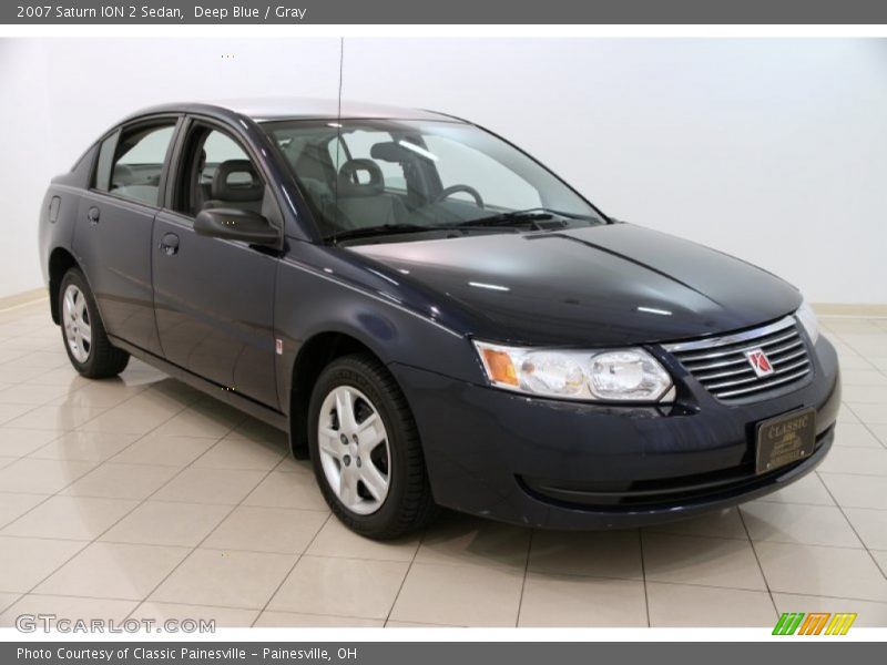 Deep Blue / Gray 2007 Saturn ION 2 Sedan