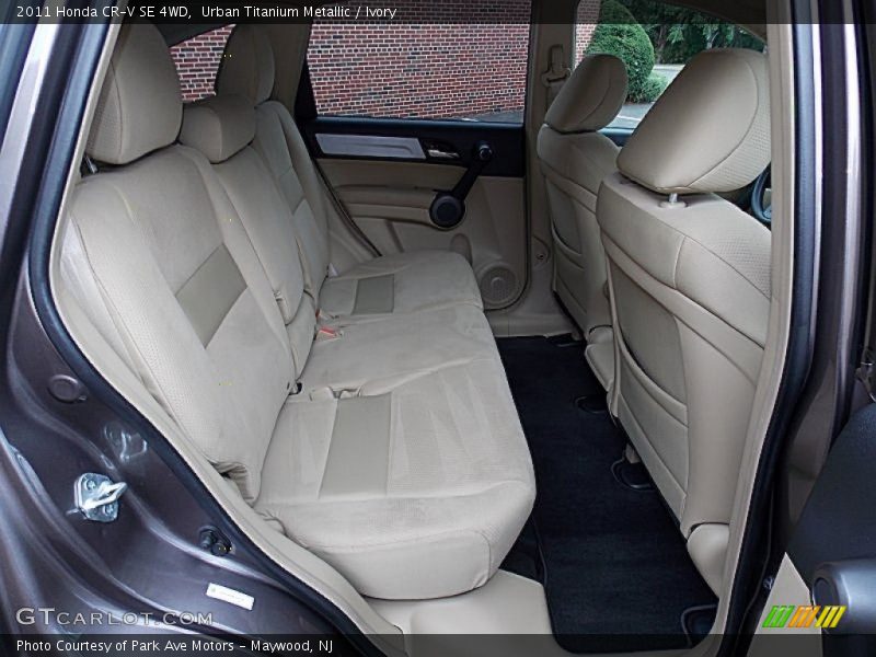 Rear Seat of 2011 CR-V SE 4WD