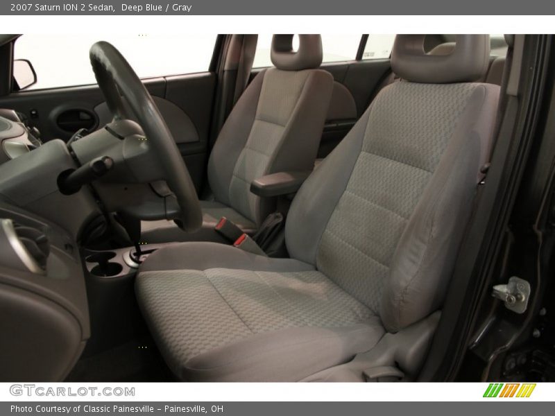 Deep Blue / Gray 2007 Saturn ION 2 Sedan