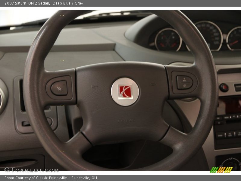 Deep Blue / Gray 2007 Saturn ION 2 Sedan