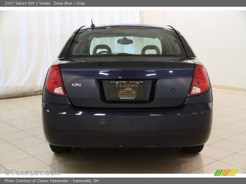 Deep Blue / Gray 2007 Saturn ION 2 Sedan