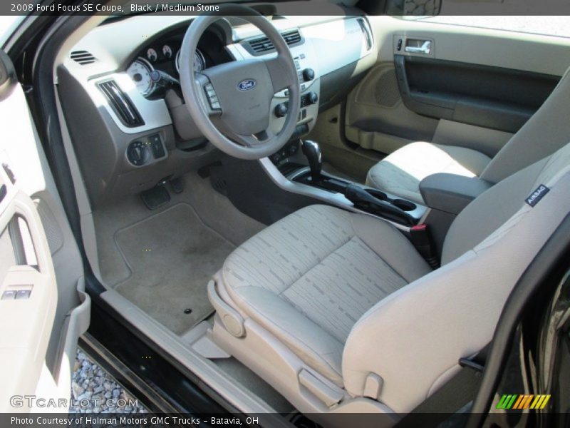 Black / Medium Stone 2008 Ford Focus SE Coupe