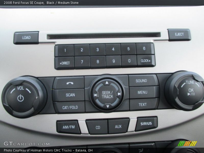 Black / Medium Stone 2008 Ford Focus SE Coupe