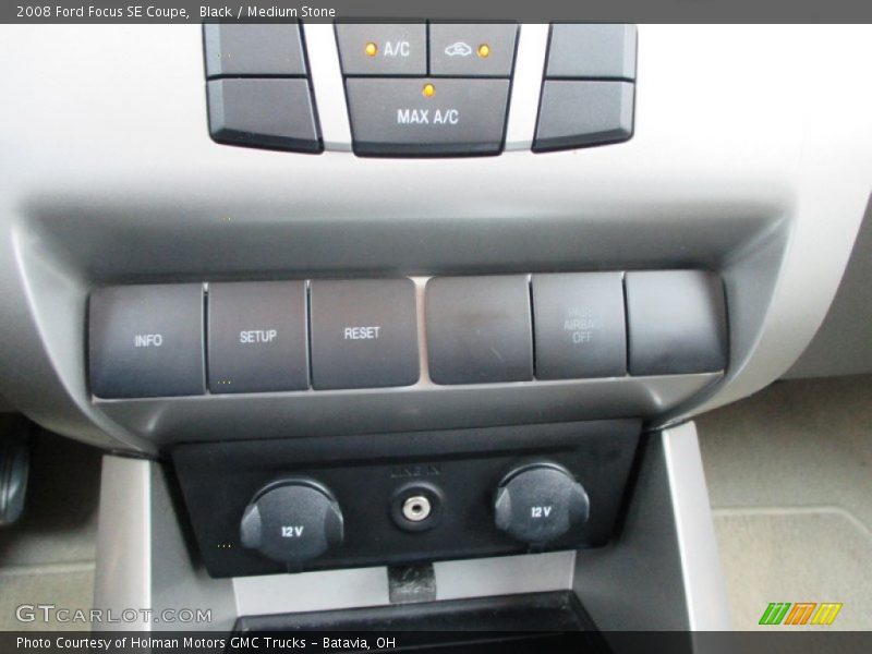 Black / Medium Stone 2008 Ford Focus SE Coupe