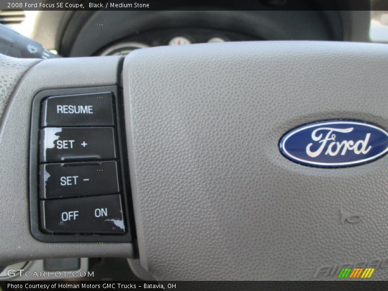 Black / Medium Stone 2008 Ford Focus SE Coupe