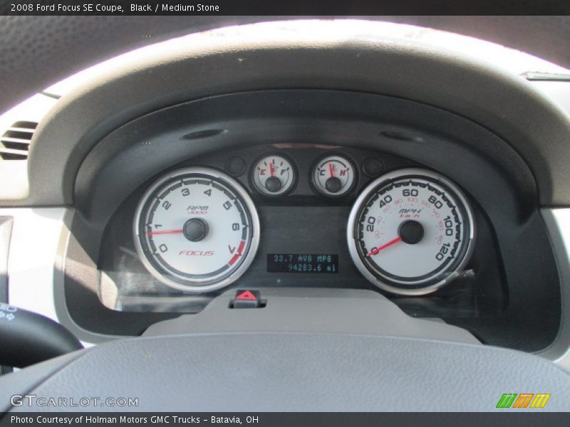 Black / Medium Stone 2008 Ford Focus SE Coupe