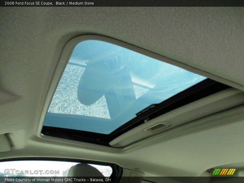 Black / Medium Stone 2008 Ford Focus SE Coupe
