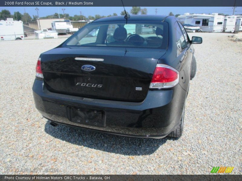 Black / Medium Stone 2008 Ford Focus SE Coupe