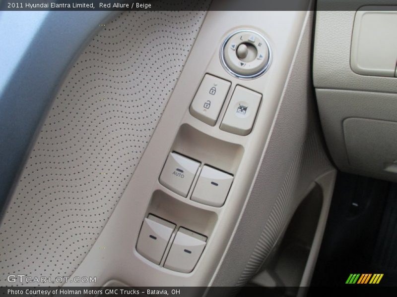 Red Allure / Beige 2011 Hyundai Elantra Limited