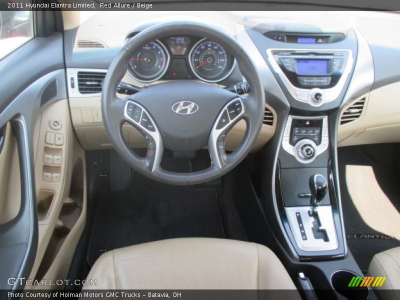 Red Allure / Beige 2011 Hyundai Elantra Limited