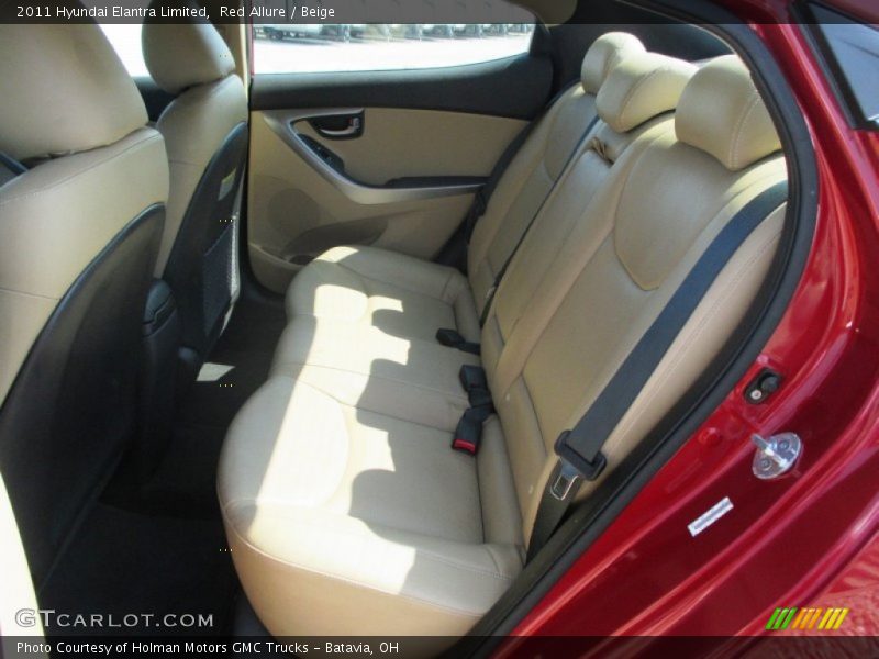 Red Allure / Beige 2011 Hyundai Elantra Limited