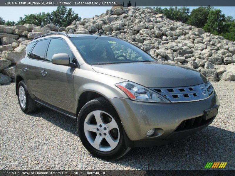 Polished Pewter Metallic / Charcoal 2004 Nissan Murano SL AWD