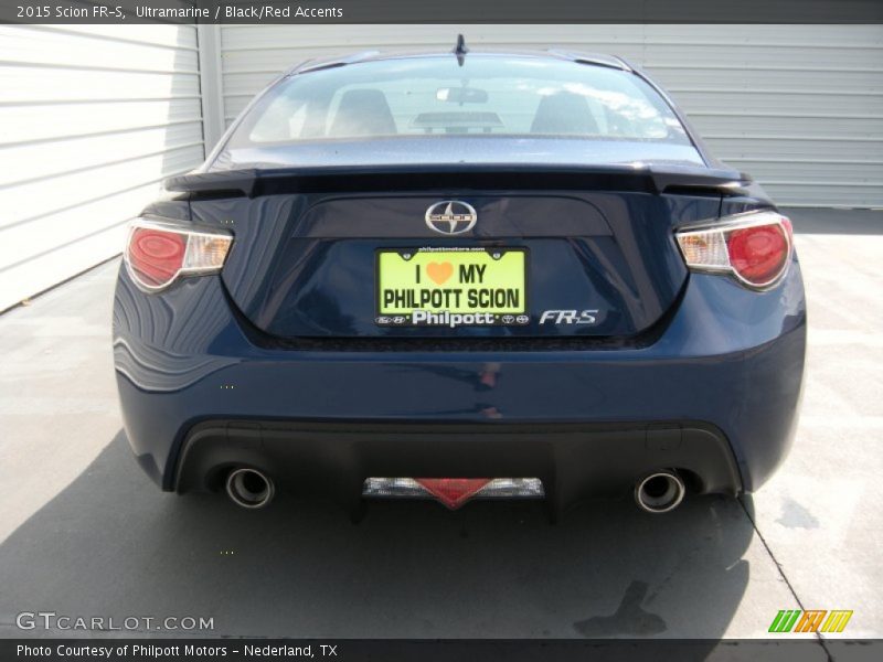 Ultramarine / Black/Red Accents 2015 Scion FR-S