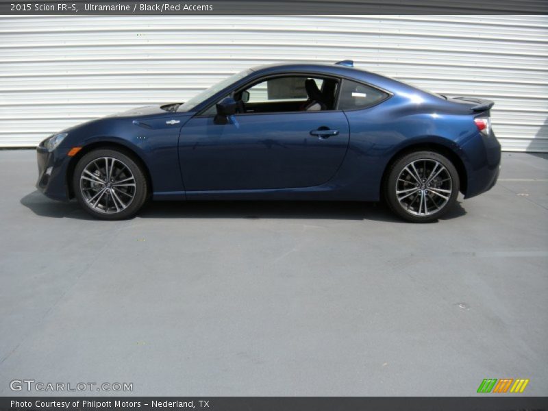 Ultramarine / Black/Red Accents 2015 Scion FR-S