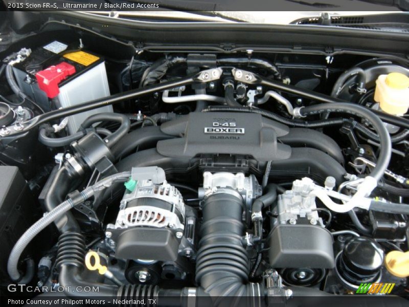  2015 FR-S  Engine - 2.0 Liter D-4S DOHC 16-Valve VVT Boxer 4 Cylinder