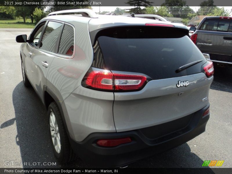 Billet Silver Metallic / Black 2015 Jeep Cherokee Latitude