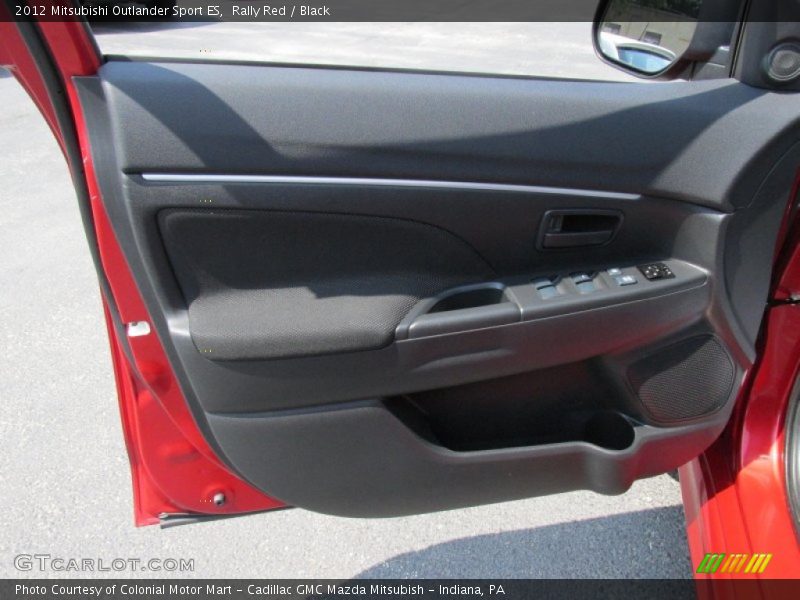 Rally Red / Black 2012 Mitsubishi Outlander Sport ES