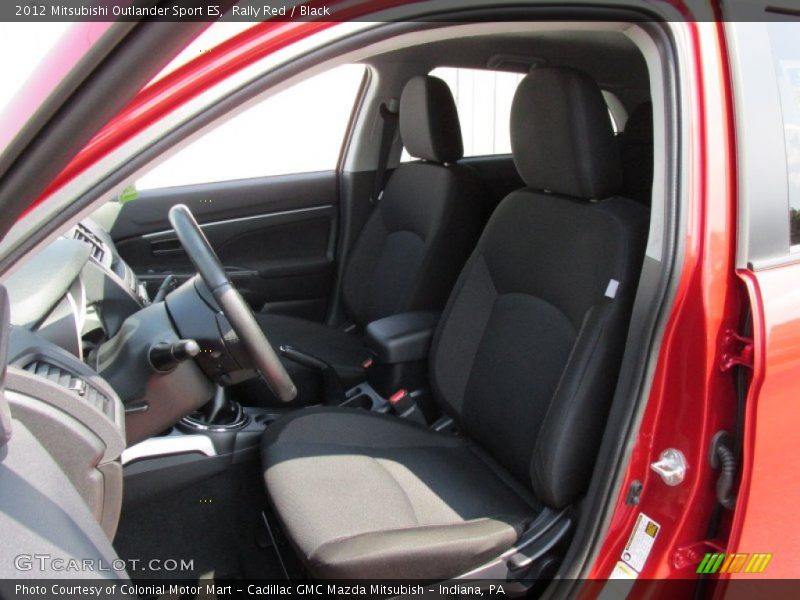 Rally Red / Black 2012 Mitsubishi Outlander Sport ES