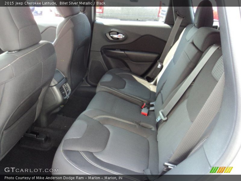 Billet Silver Metallic / Black 2015 Jeep Cherokee Latitude