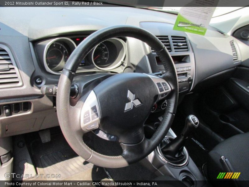 Rally Red / Black 2012 Mitsubishi Outlander Sport ES