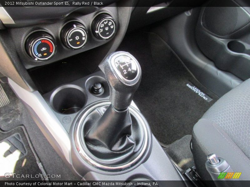 Rally Red / Black 2012 Mitsubishi Outlander Sport ES
