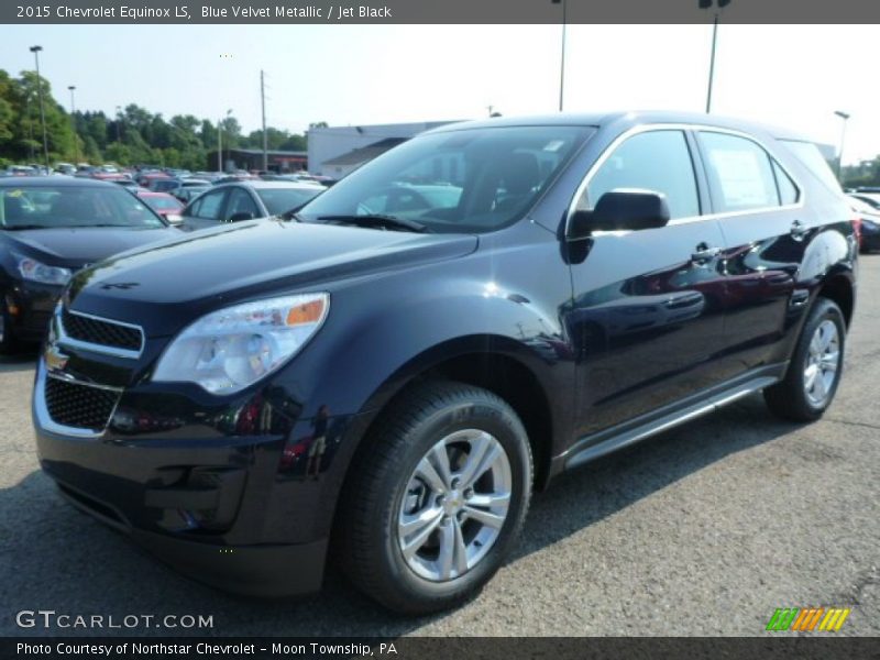 Blue Velvet Metallic / Jet Black 2015 Chevrolet Equinox LS