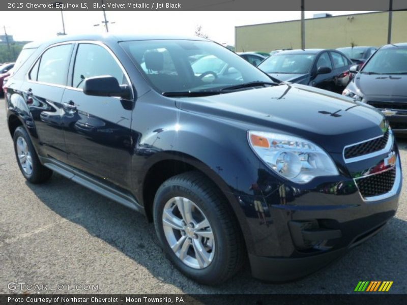 Blue Velvet Metallic / Jet Black 2015 Chevrolet Equinox LS