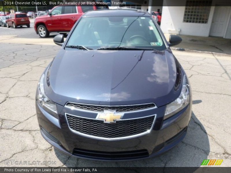 Blue Ray Metallic / Jet Black/Medium Titanium 2014 Chevrolet Cruze LS