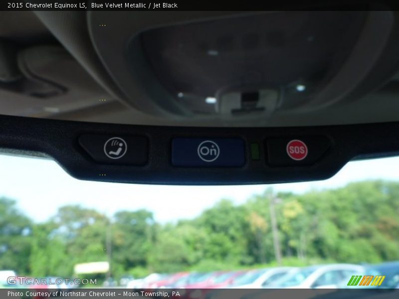 Blue Velvet Metallic / Jet Black 2015 Chevrolet Equinox LS