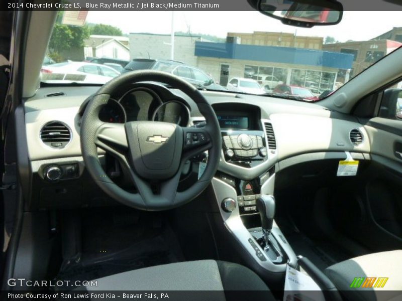 Blue Ray Metallic / Jet Black/Medium Titanium 2014 Chevrolet Cruze LS