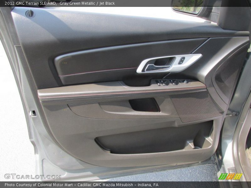 Gray Green Metallic / Jet Black 2012 GMC Terrain SLE AWD