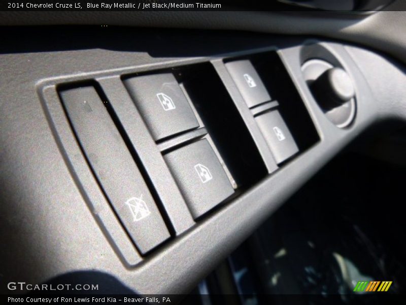 Blue Ray Metallic / Jet Black/Medium Titanium 2014 Chevrolet Cruze LS