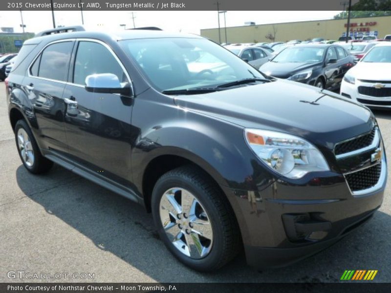 Tungsten Metallic / Jet Black 2015 Chevrolet Equinox LT AWD