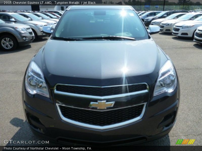 Tungsten Metallic / Jet Black 2015 Chevrolet Equinox LT AWD